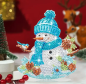 Preview: Diamond Painting Weihnachtsschneemann